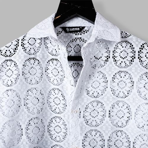Image of Wear a net Shirt Over a Contrasting t-Shirt or Tank top for a Stylish Layered Look.