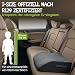 HiTS4Kids Kindersitz fürs Auto (Grau) – Praktisch, komfortabel und sicher – Geprüfte Sicherheit nach Kindersitznorm R129 – Kindersitz 135-150cm – kompakt und unkompliziert