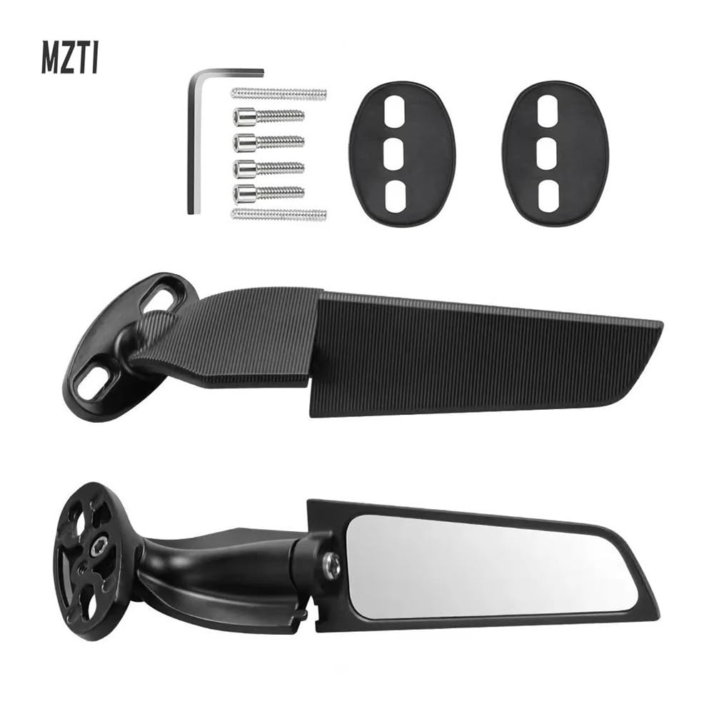 motos Miroir vélo Rétroviseur Moto Modifié Et Rotatif Pour CBR650 (2014), CBR1000RR, CBR600RR, CBR 250R, 300R, 400RR, 500R(Large Sight Glass)