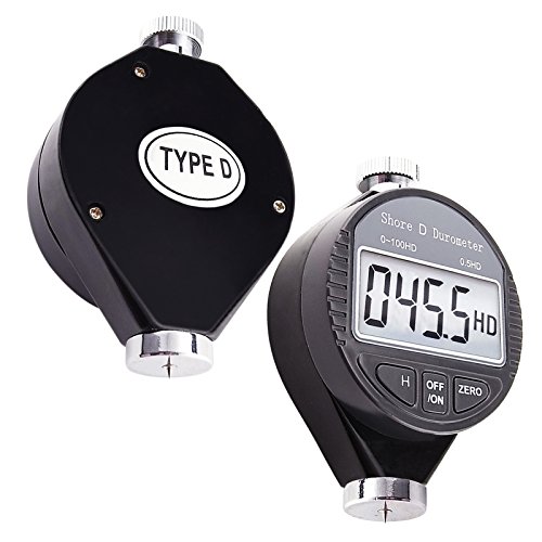 Digitaler 0-100HD Shore D Härte Durometer Maßstab für Gummi, Reifen und Kunststoff (D)