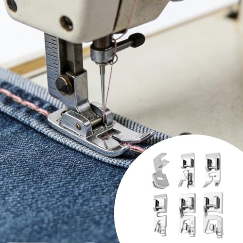 Kit de 6 pies para máquina de coser miniatura 5