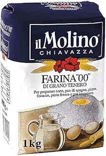 Molino Chiavazza - Premium Italian Plain Wheat Flour 00 - Bread | Pasta | Cake (1Kg)