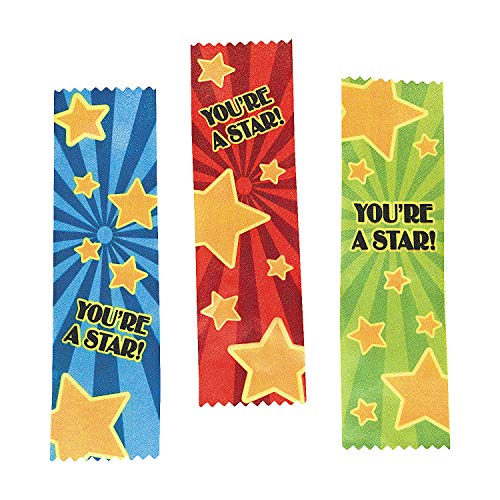 You're A Star Ribbon - 12 Pieces - Educational and Learning Activities for Kids