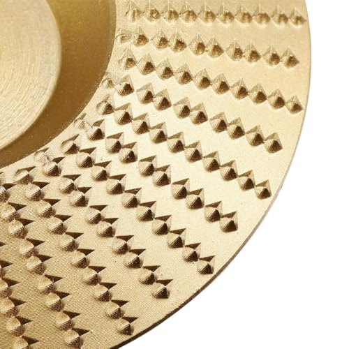 Image of Inditrust 4 Inch Wood Carving Disc Set, Angle Grinder Disc Grinding Wheel Shaping Disc 5 /8 Inch Bore Grinder For Woodworking, Fibreboard, Plywood, Plastic (Flat Shape)