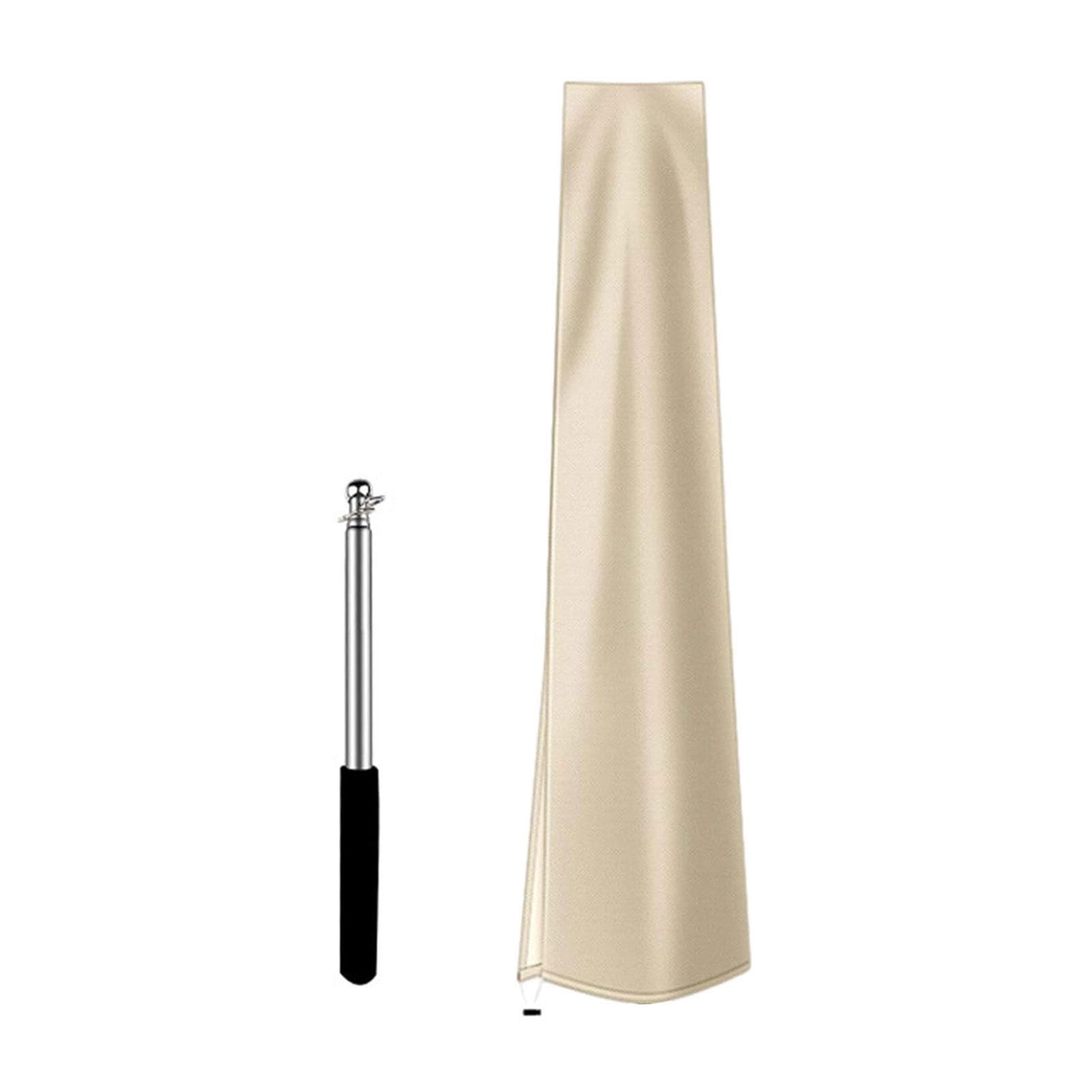 Housse de Parasol de Patio, Housses de parasols d'extérieur, imperméables, Housses de Parasol de marché avec Fermeture éclair, Beige 200cm