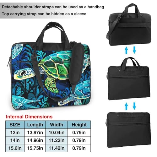 Bolso para portátil con diseño de tortuga marina miniatura 3