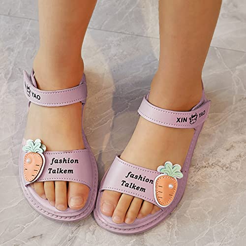 Children Shoes Fashion Thick Soles Soft Soles Middle and Large Children School Shoes Girls Sandals Size 2 Kid2