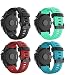 Produktbild Supore Fenix 3 Uhrenarmband, weiches Silikon, Ersatz, atmungsaktiv, schönes Armband Sport & Edition für Fenix 7X/ Fenix 6X/Fenix 3/Fenix 3 HR/Fenix 5X Smartwatch, mehrere Farben