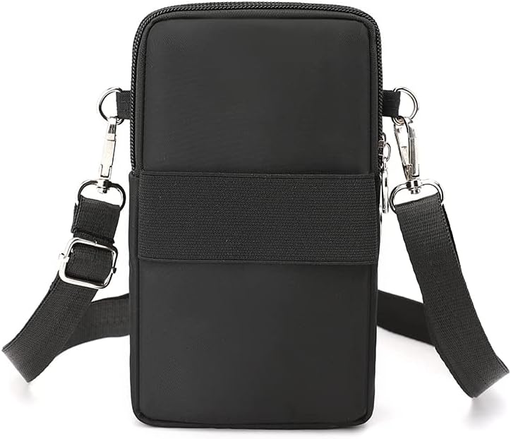 Miniatura 2 de Bolso bandolera Oxford con cremallera para iPhone 14 Pro, Samsung Galaxy S23 S21 S20 FE S10e S10 Plus