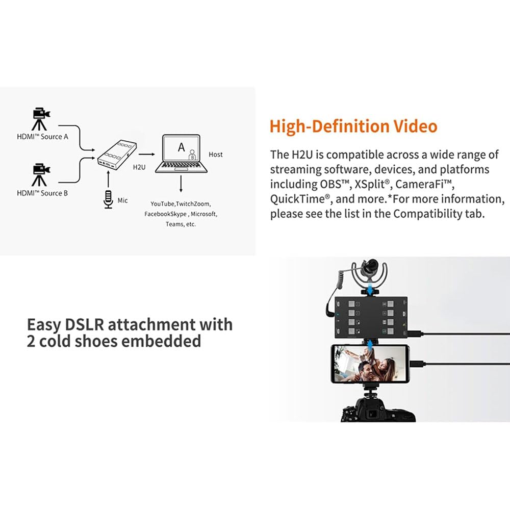 Scheda di acquisizione video HDMI 4K USB3.0 con 2 ingressi 2 uscite Due acquisizioni dello schermo Trasmissione Live Stream HDMI a USB 3.0 Dongle HD 1080P Live Streaming Video Grabber Converter