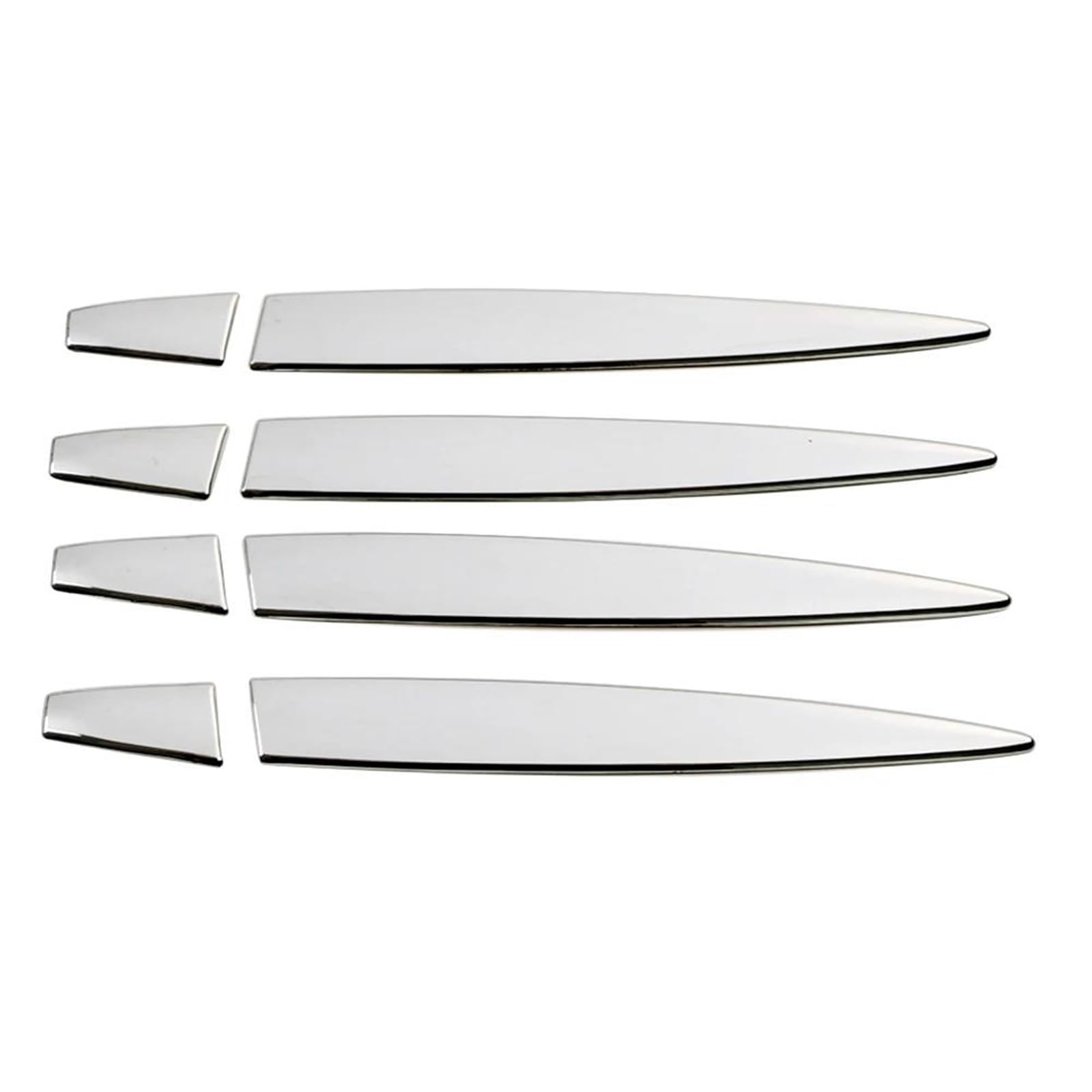 ZAPORA for BMW X1 X2 X5 X6 F39 F48 F49 F15 F16 F85 F86 Car Exterior Door Handle Cover Trim Chrome Sticker Car Part(Style 2)
