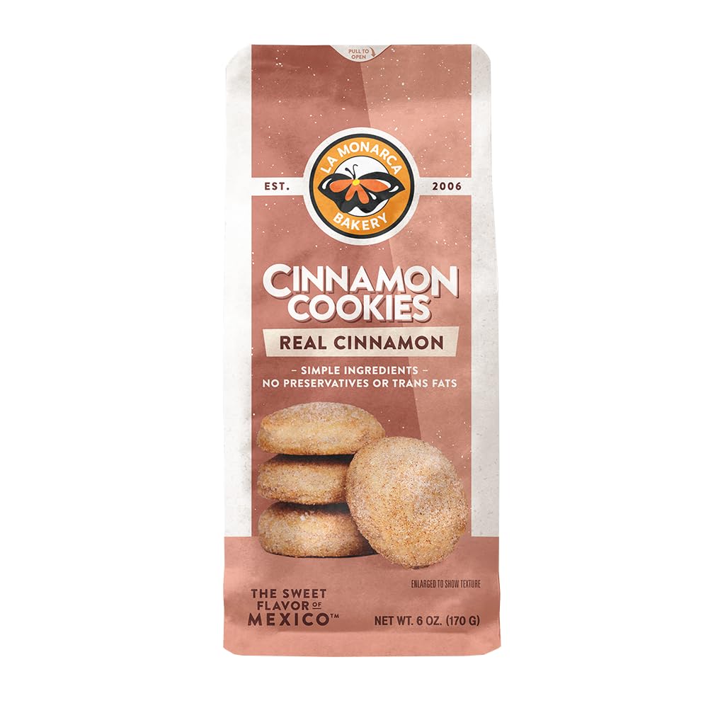 Generic La Monarca Bakery Cookies Cinnamon - 6OZ (Pack of 8)