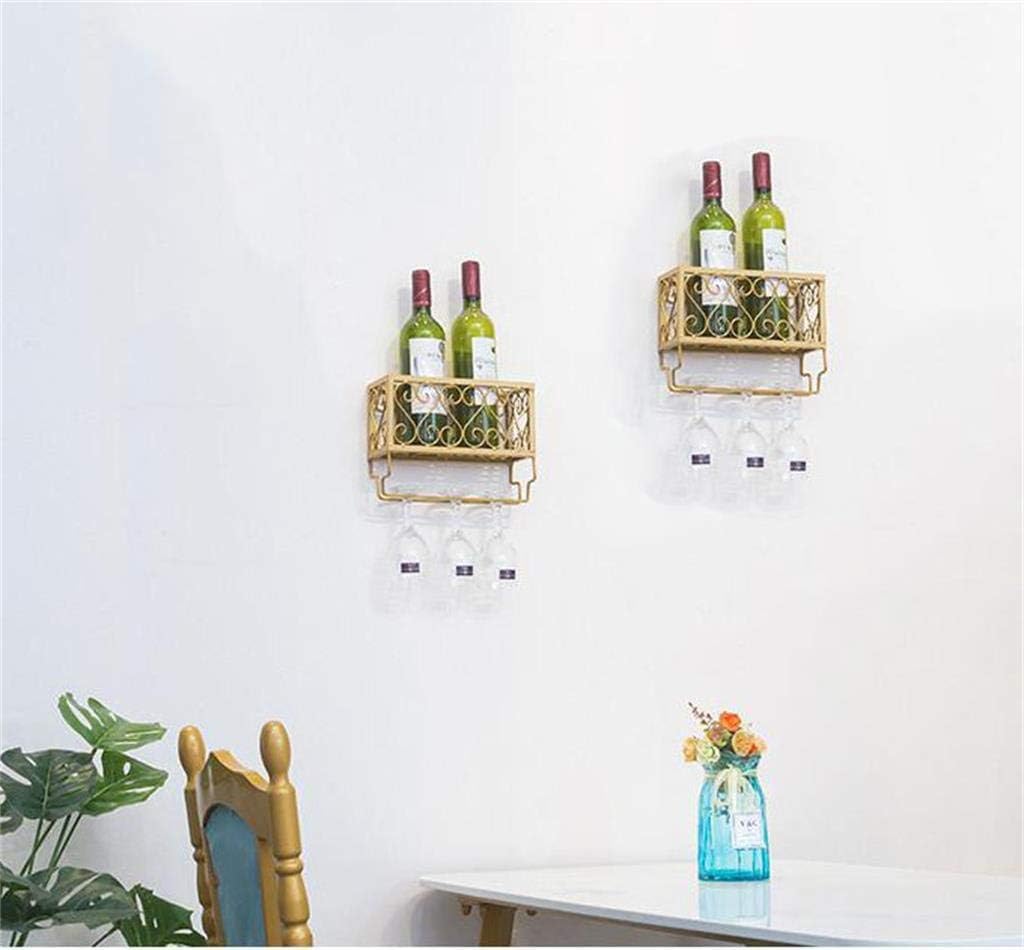 Wall-Mounted Wine Rack Living Room Display Stand Cup Holder Rack
