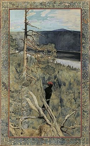 Impression d'affiches Grand pic noir Gallen Kallela toile murale 60x90