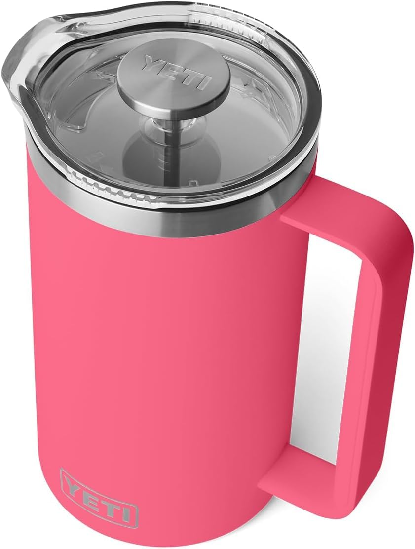 YETIRambler French Press, Tropical Pink, 34 oz (1 l)