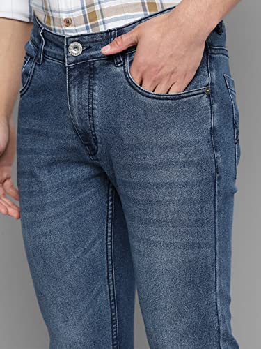 Image of Allen Cooper Slimmy Comfortable Mid Rise Denim Jeans for Men
