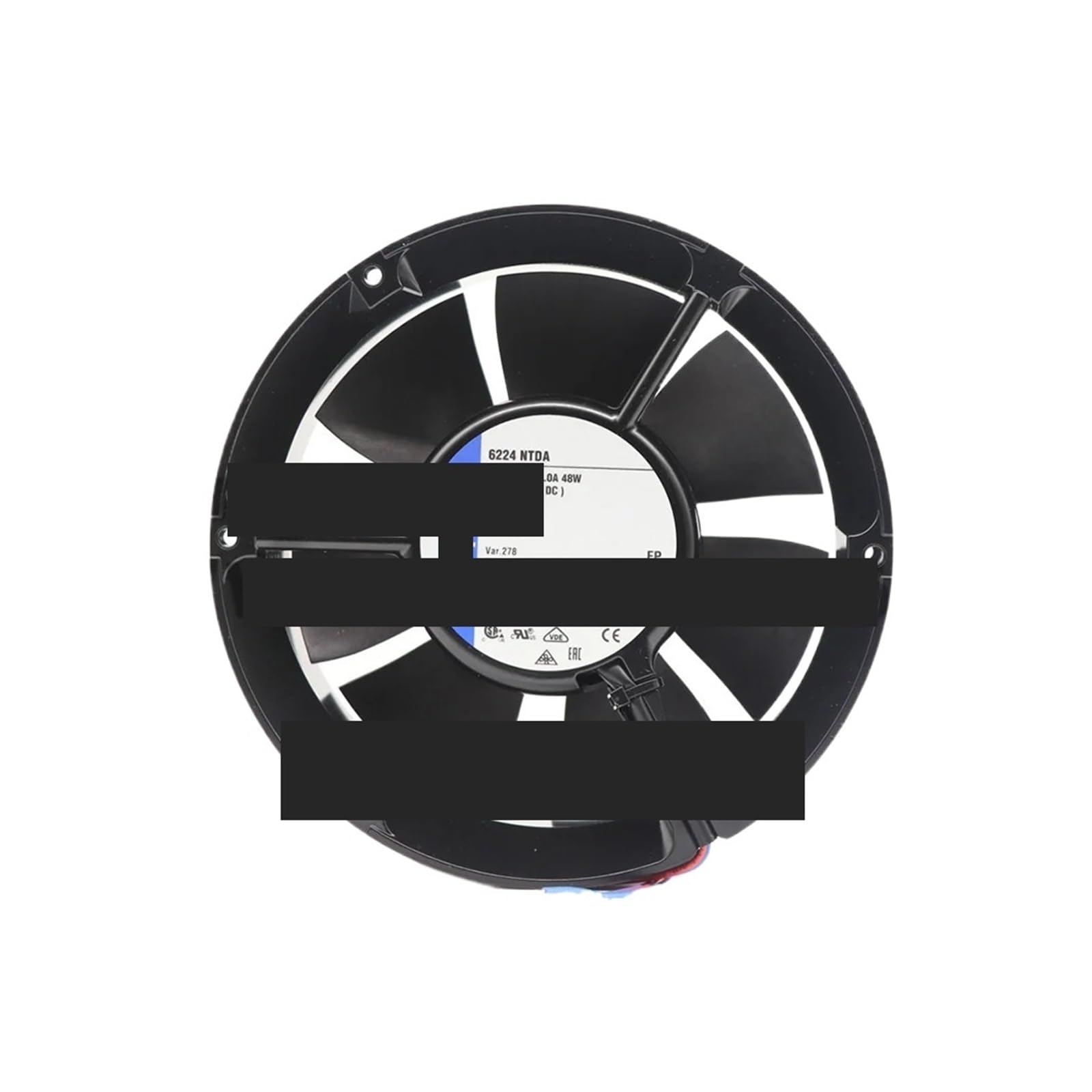BRODEFUP 6224NTDA 48W 24V DC 172 * 51mm 353 CFM 5100RPM Ball Bearing IP20 Wind Power Axial Cooling Fan