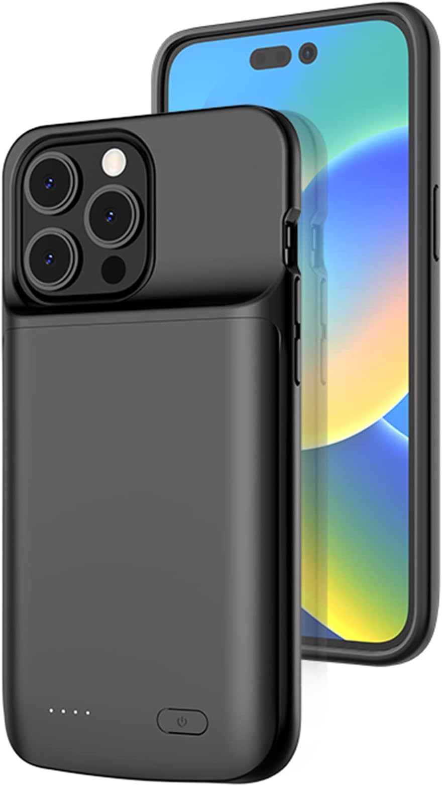 Battery Case for iPhone 14 Pro Max, 10000mAh Charging case for iPhone14ProMax, Slim Portable Power Bank Extended Rechargeable Charger Case Battery Pack Black
