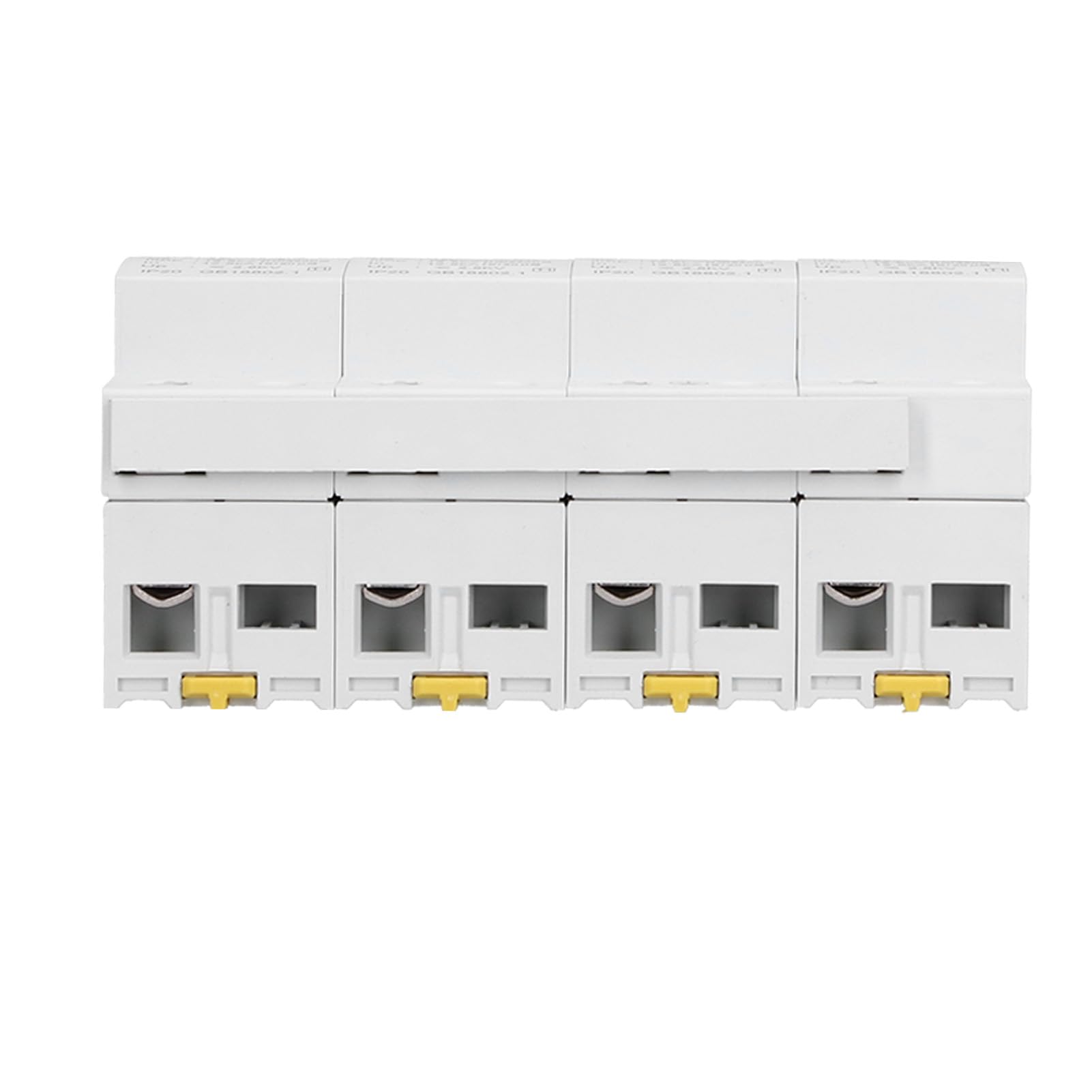 Urządzenie zabezpieczające przed przepięciami Nylon zmniejszający palność, montowany na szynie DIN Elektroniczny moduł ochronny AC385V 50/60HZ dla centrów monitorowania