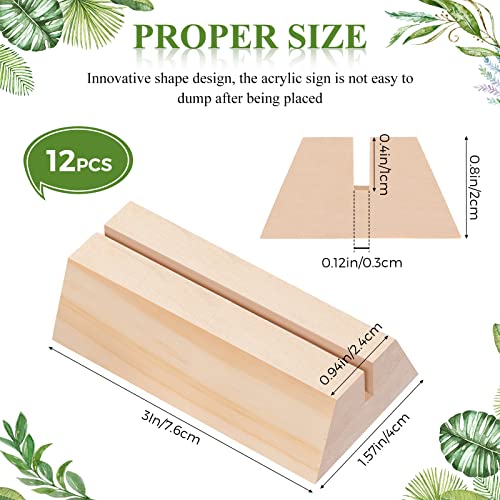 Support de table en bois pour fixer vos menus sans risquer de les faire tomber