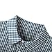 Big and Tall Mens Cotton Button Down Shirt Short Sleeve Plaid Button Up Shirts T-Shirts Tshirts Casual Work Shirt Navy