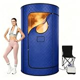 Large Portable Sauna Box for Home, Full Body Steam Sauna Tent, 44'x44'x71'