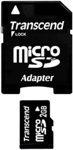 Transcend Tarjeta de memoria flash MicroSD de 2 GB TS2GUSD