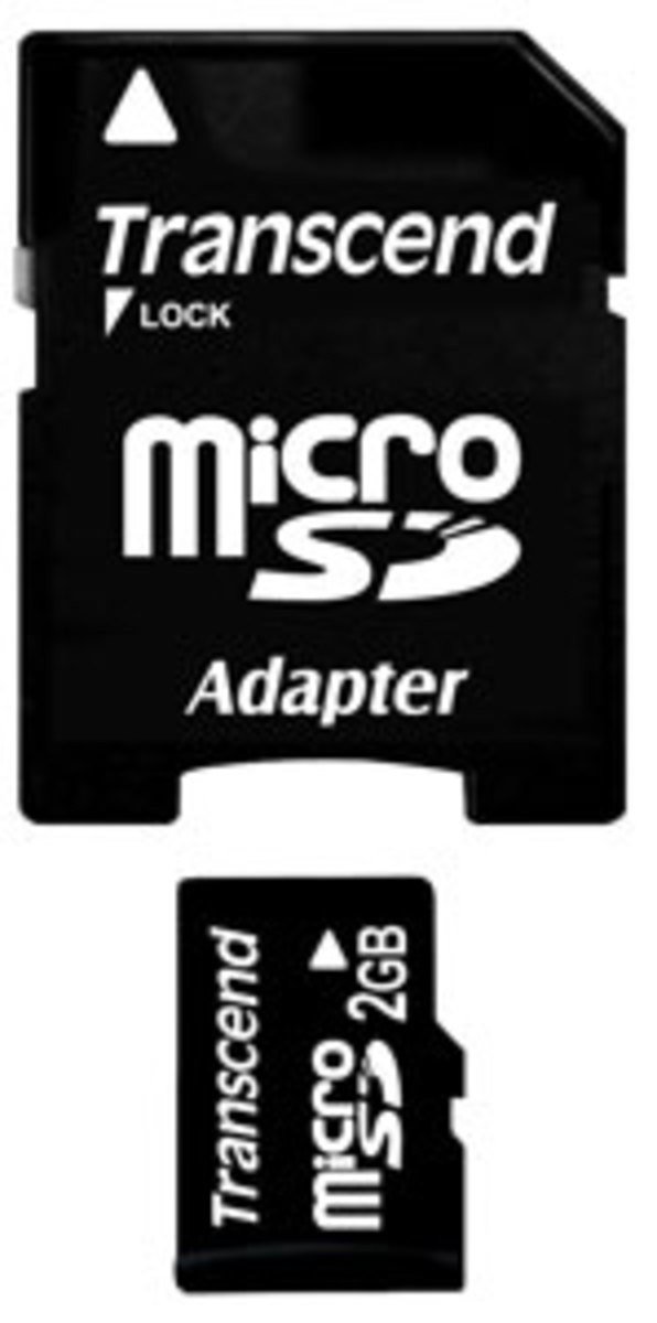 Transcend 2 GB MicroSD Flash Memory Card TS2GUSD by Transcend - Used condition - US$5.45