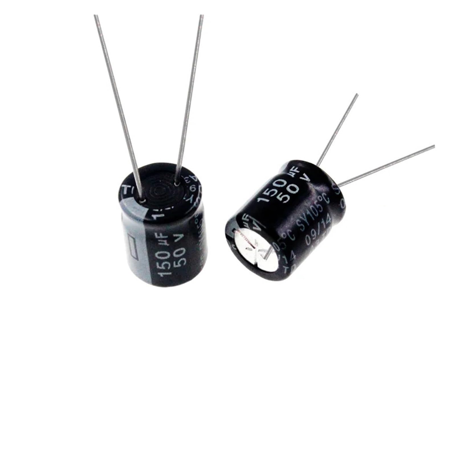 ICXLPMC 20pcs 220uF 50V 220MFD 50Volt 8 * 12mm Aluminum Electrolytic Capacitor Radial 220mf50v 220uf50v 50v220mf 50v220uf
