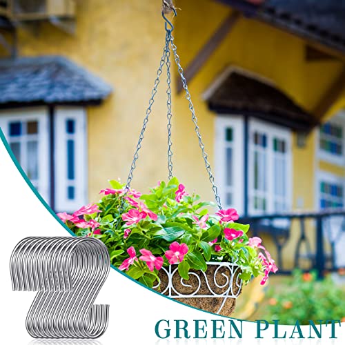 Mini S Hook 1 Inch Metal Hanging Hooks S Shaped Iron Wire Hook Hanger Mini Ornament Storage Hooks For Valentine's Day Decor Hanging Pot Plant Jewelry Keychain (Silver, 120 Pcs) #TOP3