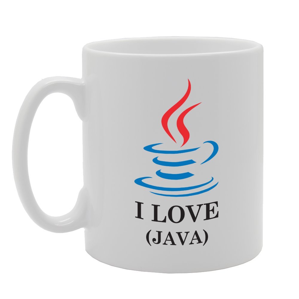 LAMX MG3461 I Love Java Novelty Gift Printed Tea Coffee Ceramic MugMUGS-78149