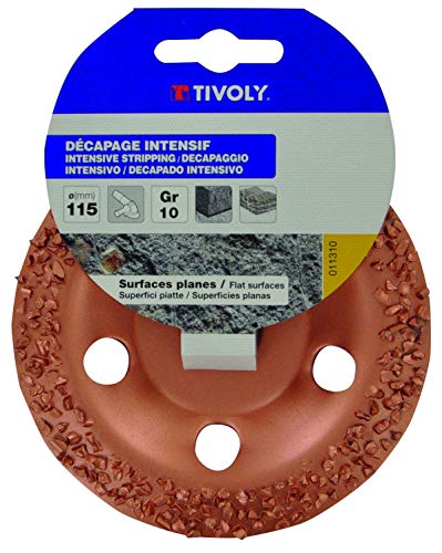 Tivoly XT10112011310 Disque de Surfaçage Carbure pour Meuleuse D115 Grain XXL