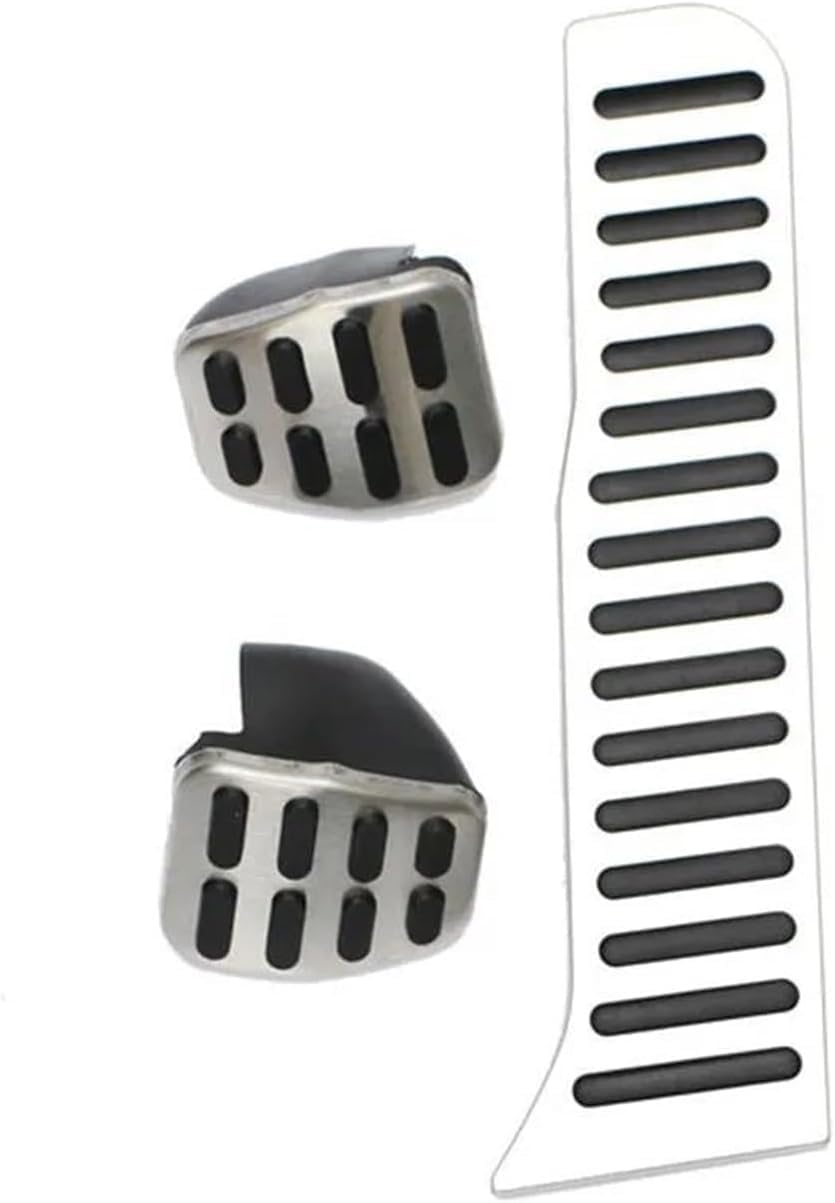Copri Pedali per Audi A3 8P 2004-2013 MT, Pedale Antiscivolo per Pedale Sinistro Auto in Metallo Pedaliera per Auto Adatta Auto Poggiapiedi