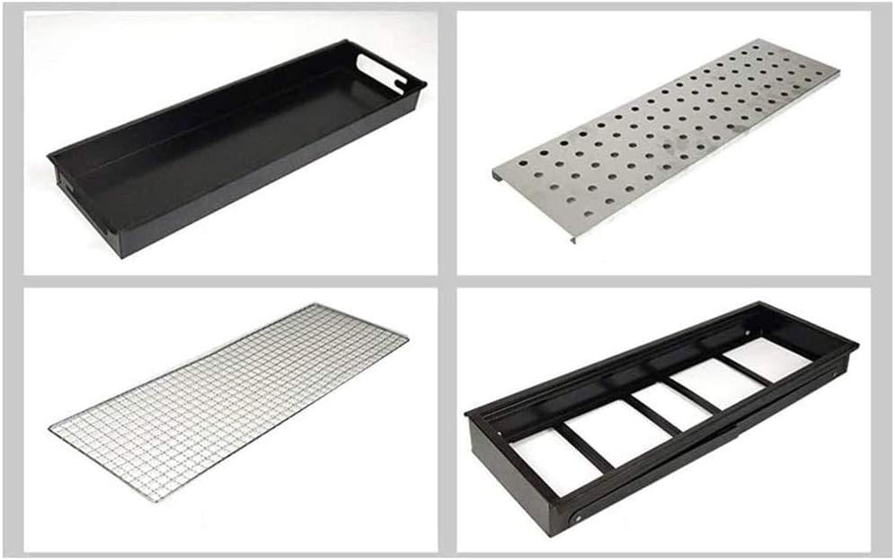 Portable Charcoal Barbecue Grill BBQ Desk for Home Picnic Party Camping Utensils