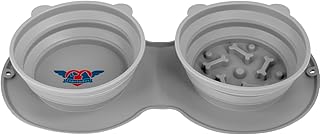 Comedouro Para Cães e Gatos, o melhor para o seu Pet, LOPETUDOS, CINZA, LP-CMSL-DR