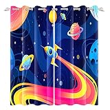 ⚮ MATERIAL Y ARTESANÍA: poliéster; bloquear luces al aire libre, día y noche para un sueño confortable; Textura de tela suave con una caída pesada que se adapta maravillosamente a cualquier habitación; no encogerse y desvanecerse.