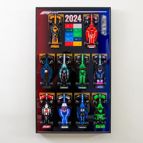 Image of Display Wall Board for Lego Speed Champions 10-in-1 F1 Car 77242-77251.75 x 45 cm Display Board for Lego 66802 Car Wall Mount (Models Not Included)