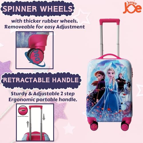 Image of 20 Inch Kids Suitcase with 4 Wheel Travel Trolley Bag (4 Day Trip) (DESIGN-12, 20 INCH)