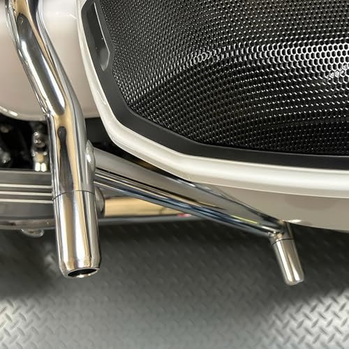 Barras protectoras para maletas Saddlebag Guard para Harley Touring Street Glide FLHX Road Glide FLTRX Road King FLHR Electra Glide FLHT CVO Ultra Limited 2009-2025, cromadas miniatura 4