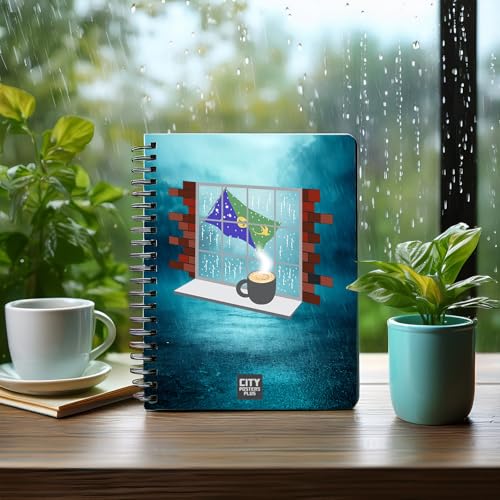 Carnet A5 Ruled Rain Christmas Island pour vos notes de voyage