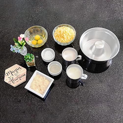 Forma Bolo Pudim N 20 Redonda Em Alumínio Com Cone Assadeira Bolo Padaria Confeitaria Ideal para Air