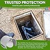 Ratkil Drain Guard for Rodent Control | Stainless Steel Rat Flap Stop Rats within Drainage & Properties - Rat Gates for Sewers - (Stainless Steel 4"/110mm)