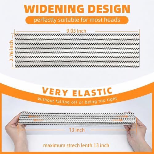 Image of Headbands for Women 8PCS, Summer-Exclusive Elastic Non Slip Hair Head Bands