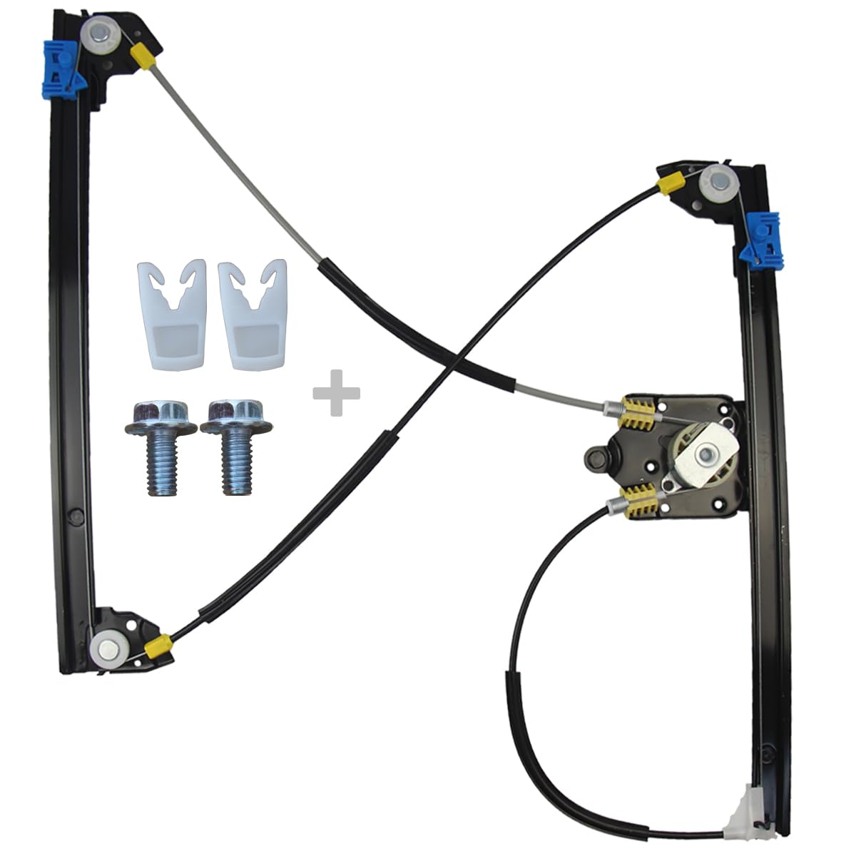 STARKIT PERFORMANCE Elevalunas compatible para Laguna 2 (2001-2007) DELANTERO DERECHO (pasajero) 8200722834, 8200000938