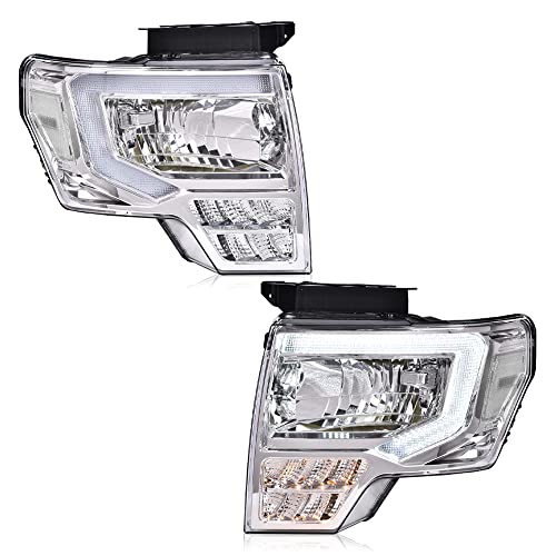 Image of G-PLUS Headlights Assemblies LED Tube Compatible with Ford F150 2009-2014