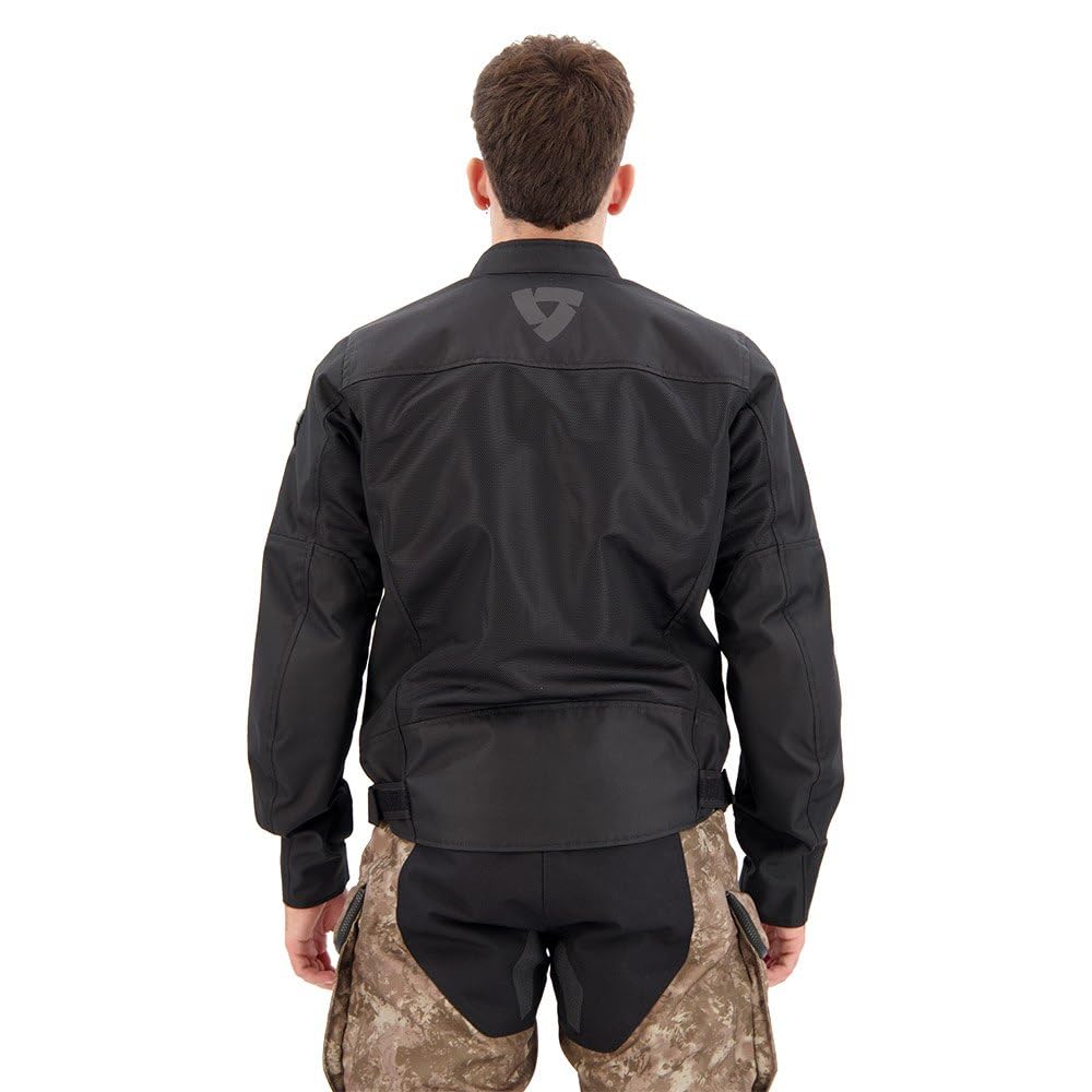 REV'IT! Eclipse 2 Sommer Motorradjacke, Schwarz
