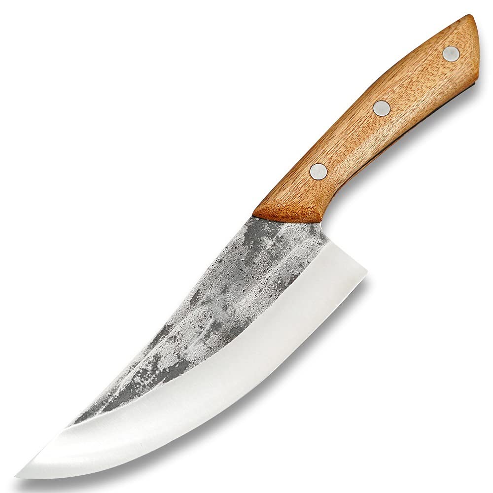 Boning Knife, Forged 4Cr13Mov Steel Boning Knife Cleaver Knife Professional Butcher Kitchen Knives Outdoor Camping Tool BY ZZYY (Color : DC16, Kitchen Knife Size : 6 inch)