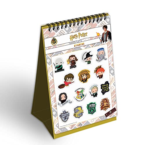 Image of Epic Stuff - Harry Potter - Table Calendar 2026 (Portrait) With Sticker Sheet - Officially Licensed By Warner Bros, USA, Multicolor
