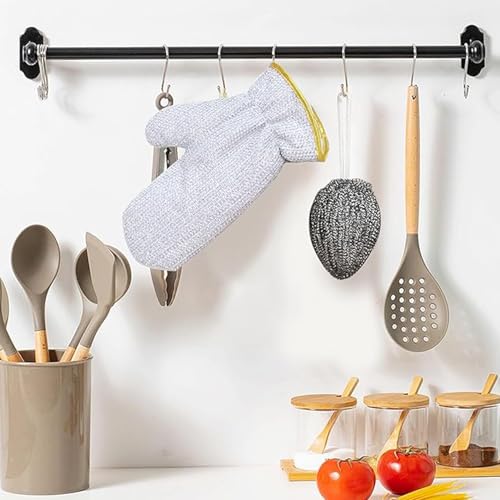 Image of Non-Stick Grill Sandwich Toaster Combo with Stainless Steel Wire Dishwashing Scrubber Gloves (1 Pc) & Silicone Spatula and Brush Set | Double-Coated Nonstick Sandwich Griller & Toaster