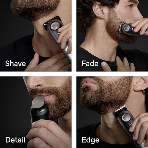 Braun Series 9 Beard Trimmer for Men, 10-in-1 Grooming Kit for Beard, & Face Hair, Lifetime Sharp ProBlade, 52 Lengths, 180 Min Runtime, Waterproof, Chrome - BT9545 - Image 6